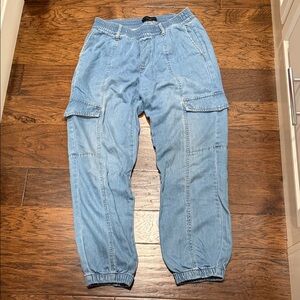 Sanctuary Women Denim Cargo Joggers